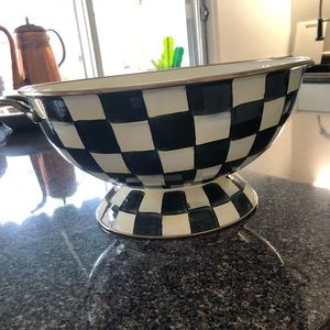 Mackenzie Childs large bowl in Courtly Check